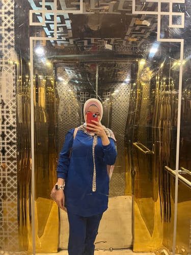 Customer photo review of HH Works Fatima & Rebecca Women's Scrub Set