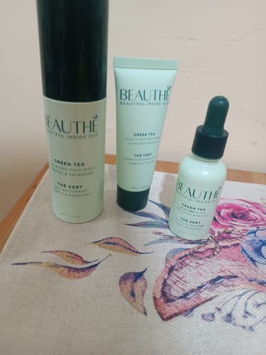 Customer photo review of Gamme Complète : Crème + Gel + Sérum