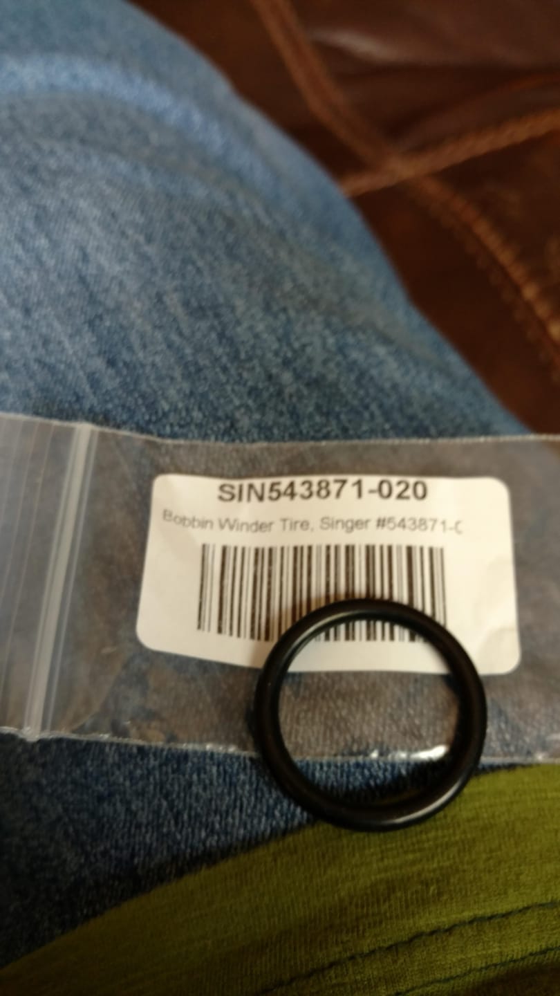 Customer photo review of 12" - 15" Rubber Sewing Machine Stretch Belt