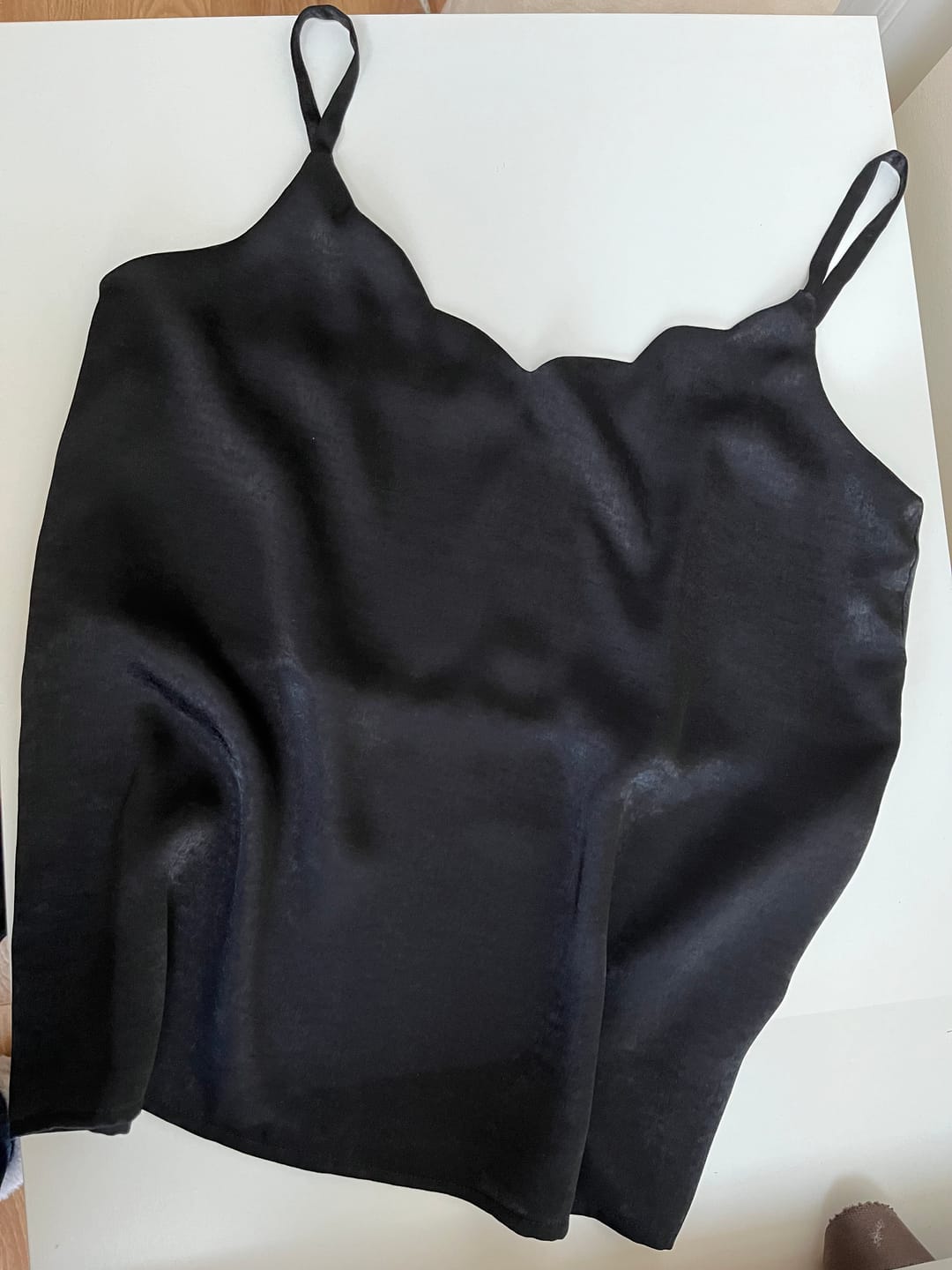 Customer photo review of Velvet Touch Satin Fabric