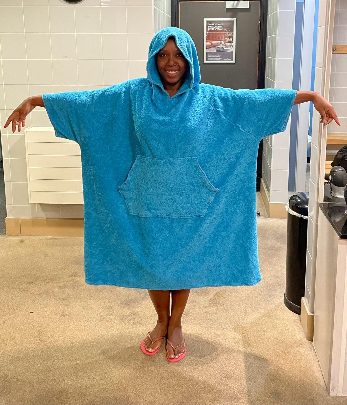 Customer photo review of Cotton Towelling Fabric