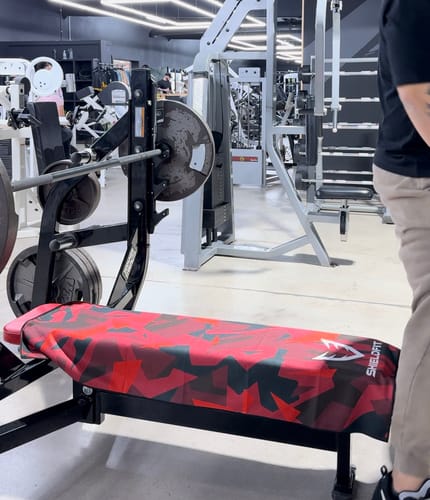 Customer photo review of Antibacterial Gym Towel: Inferno Black