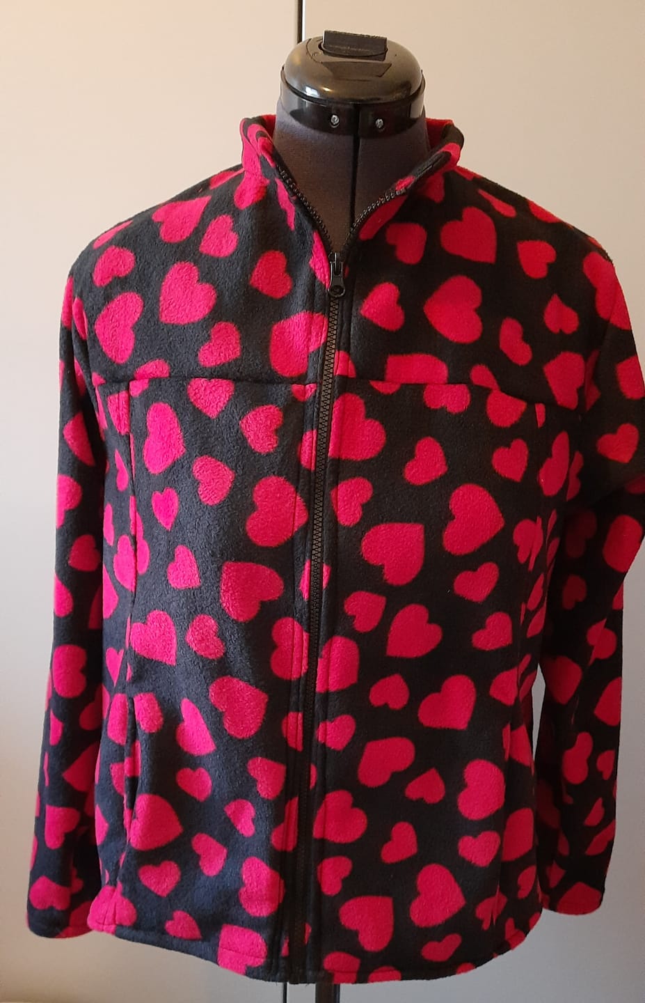 Customer photo review of All Over Hearts Anti Pill Polar Fleece Fabric