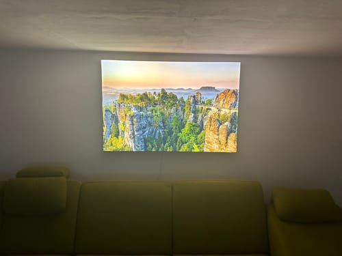 Customer photo review of Canvalight® Leuchtbild | Eigenes Motiv | Querformat