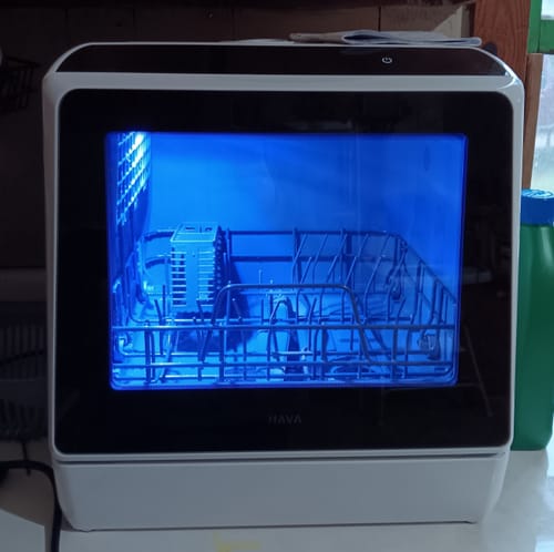 Customer photo review of Refurbished HAVA R01 Countertop Dishwasher