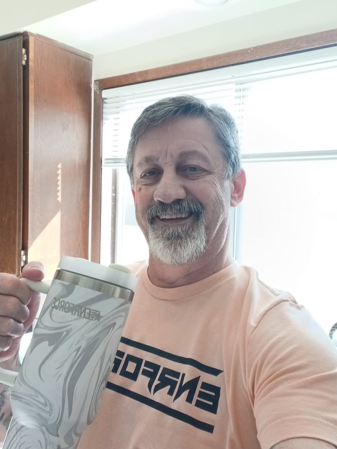 Customer photo review of 40 OZ Soft Matte Tumbler