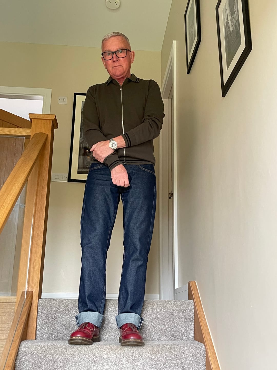 Customer photo review of Jeans - 14oz Selvedge style denim