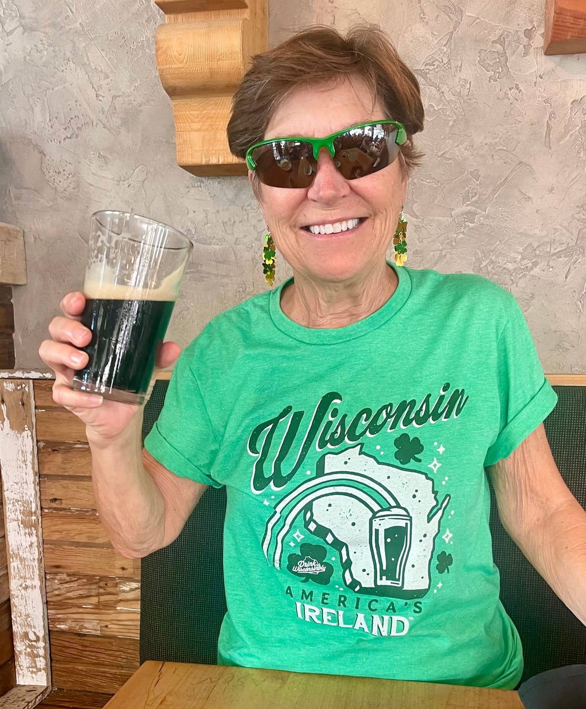 Customer photo review of “Wisconsin America's Ireland” T-Shirt