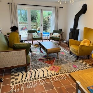 Customer photo review of Beni Ourain Dots Rug - Moroccan Handmade Rug