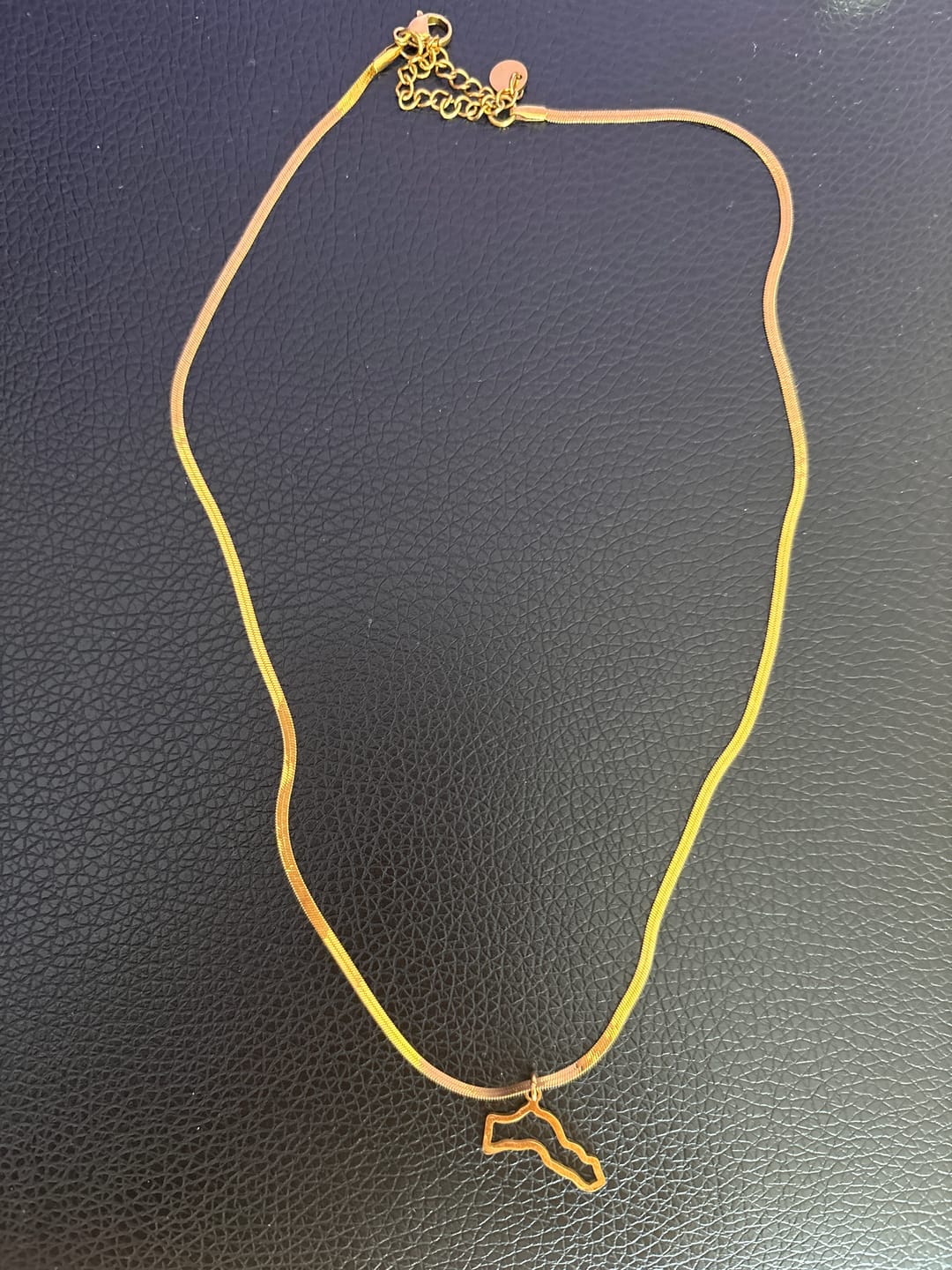 Customer photo review of Nations Kette | 18K vergoldet | Snake Skin