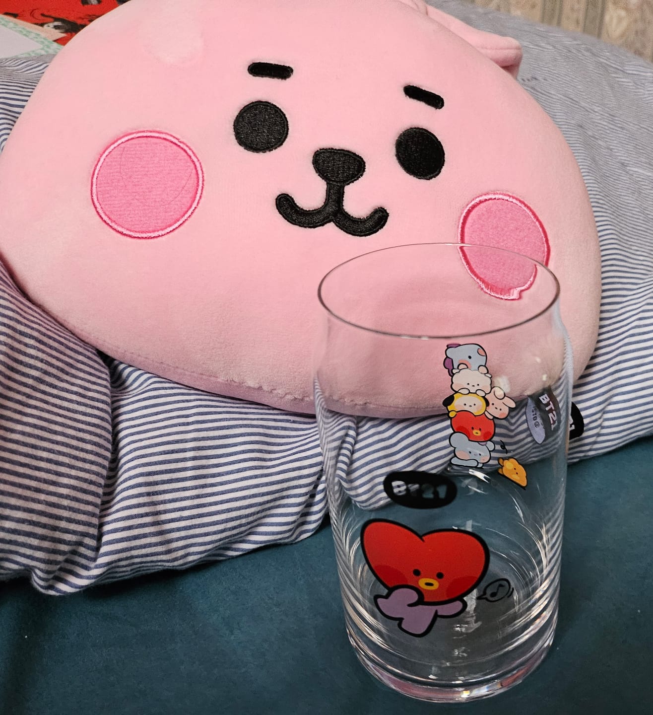 Customer photo review of BT21 MININI GLASS CUP
