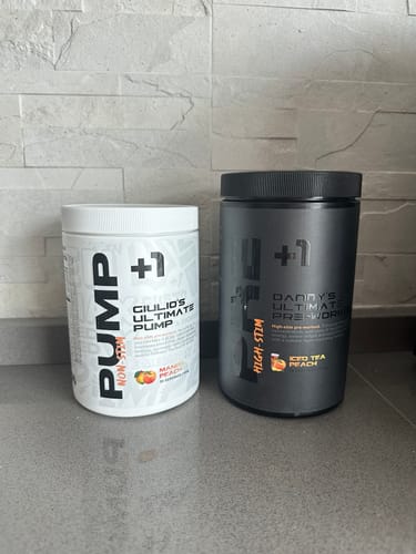 Customer photo review of +1© Danny's Ultimate Pre Workout (high-stim) (520g)