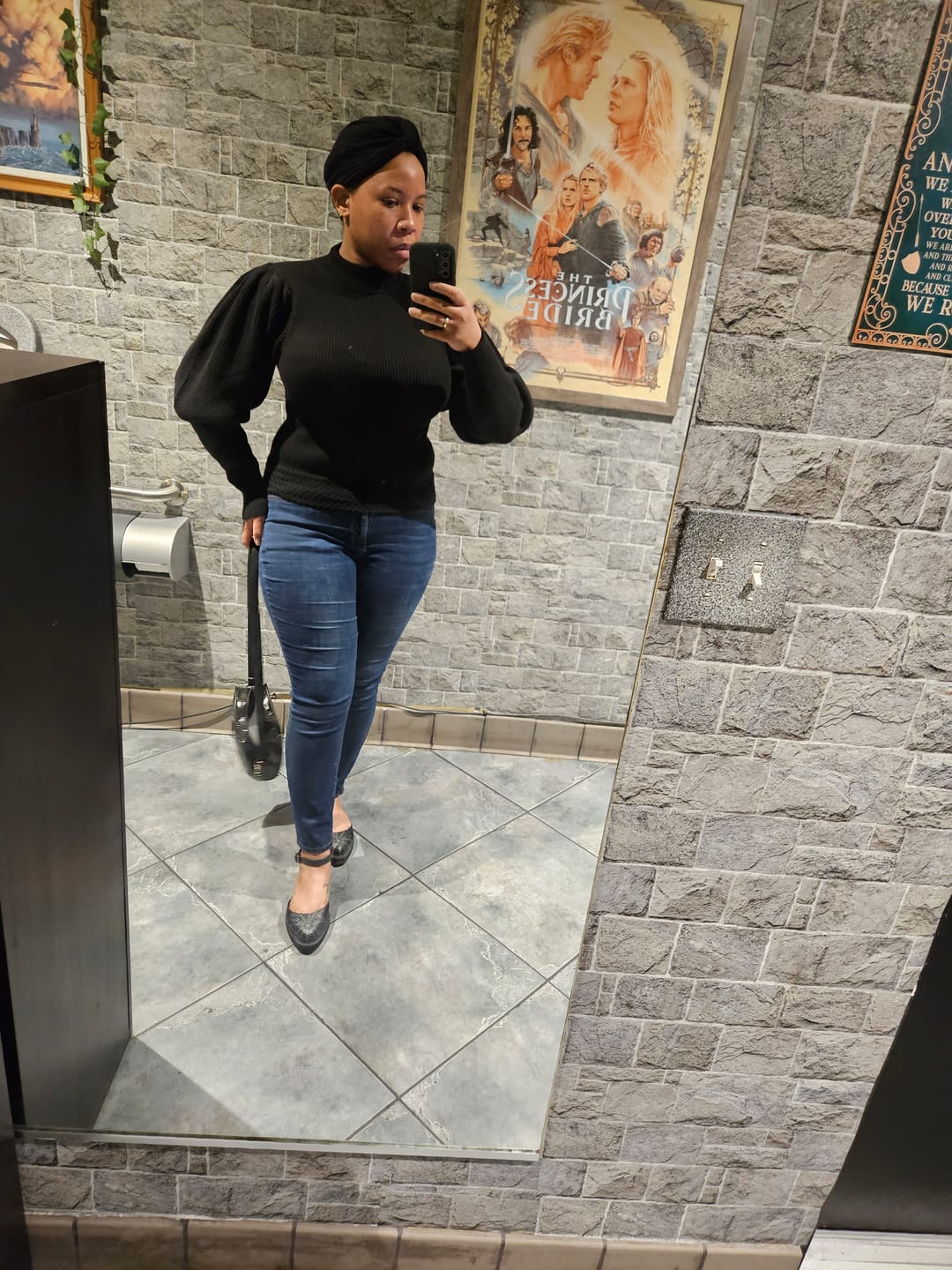Customer photo review of PRE-ORDER - Victorian Cycling Pullover Sweater in Black