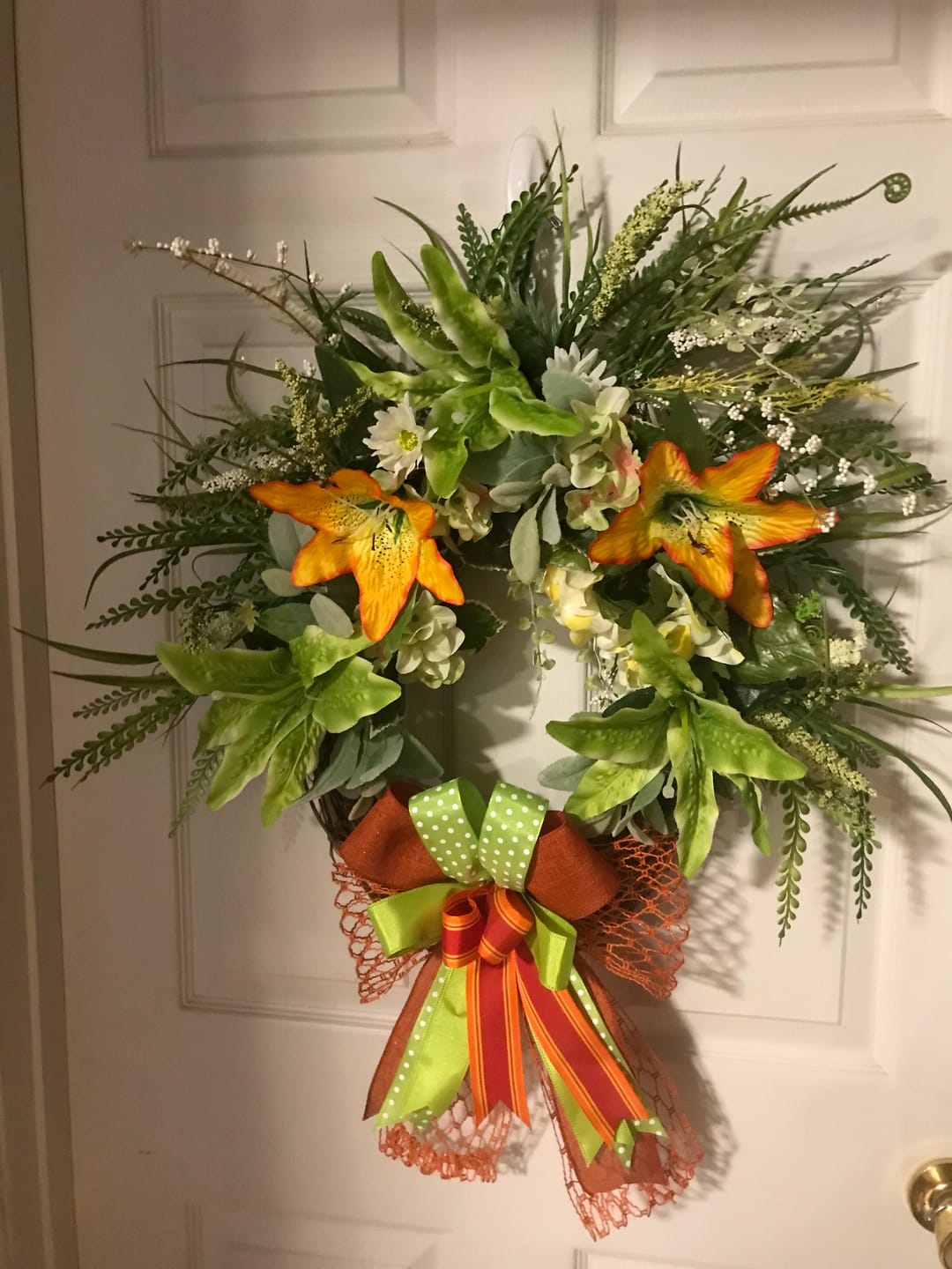 Customer photo review of 14" Oval Grapevine Wreath - DECOE-033