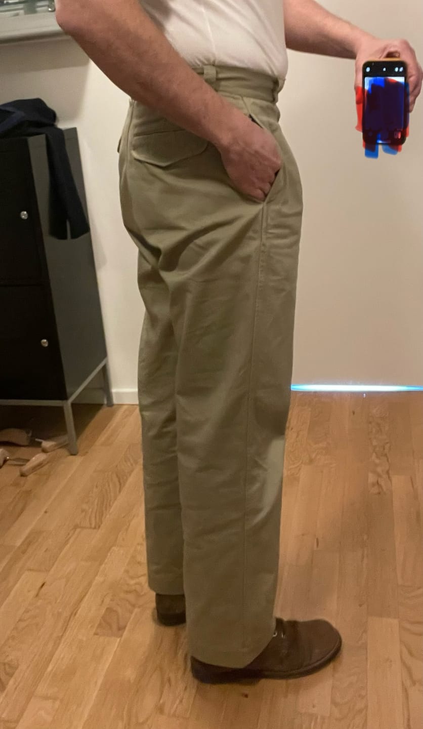 Customer photo review of French Army M-1952 Chino Trousers
