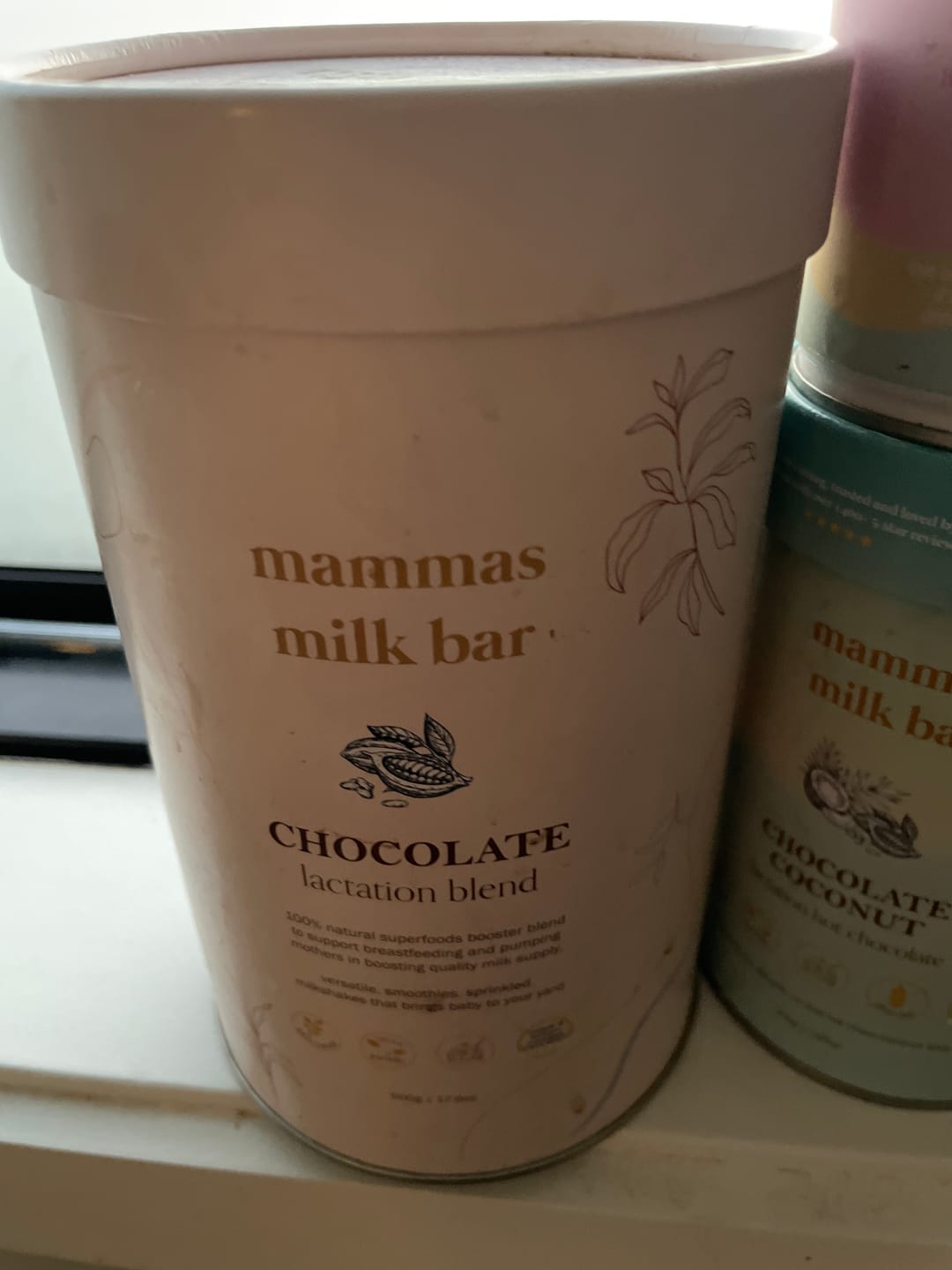 Customer photo review of Chocolate Lactation Blend