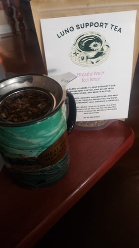 Customer photo review of February Drop: Lung Support Tea