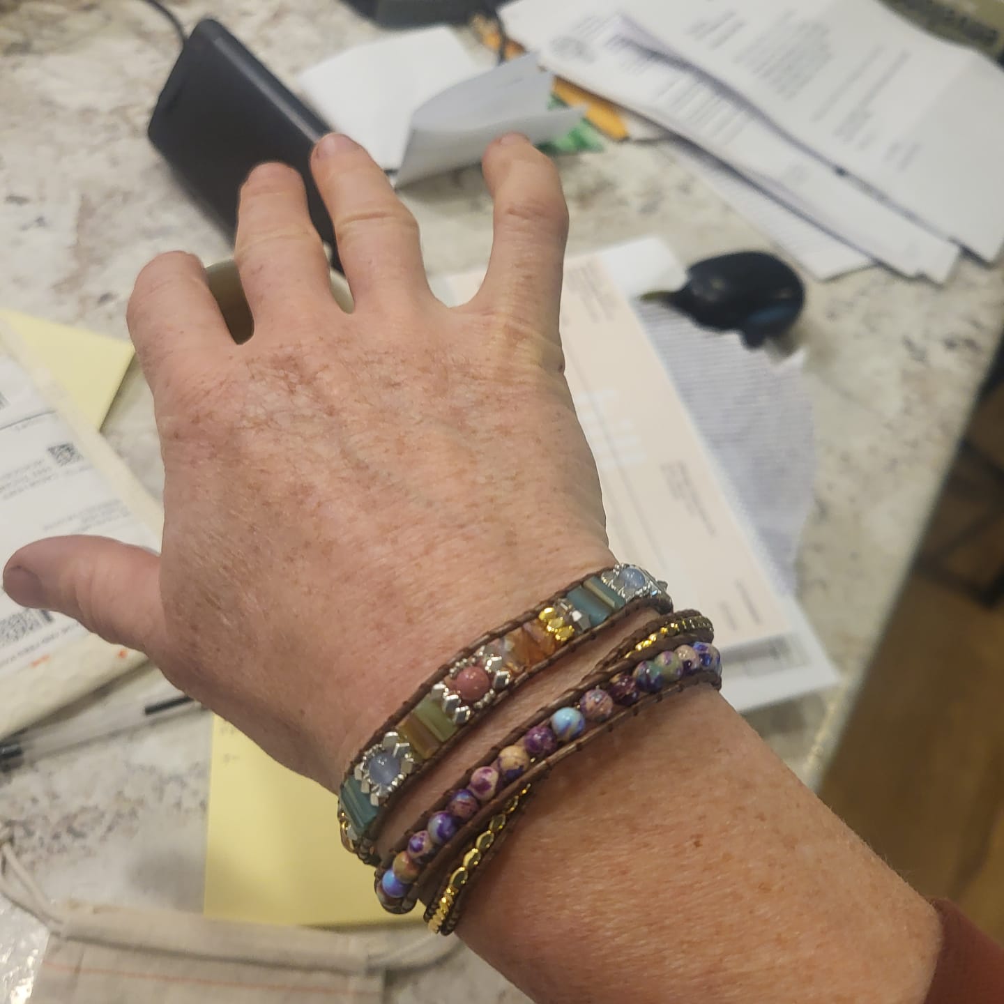 Customer photo review of Imperial Heart Protection Wrap Bracelet