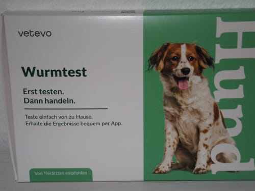 Customer photo review of Wurmtest Hund
