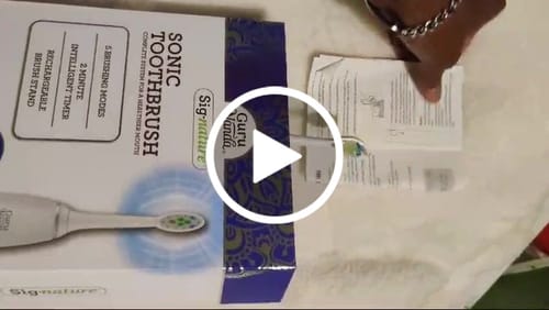 Customer video review of Sonic Toothbrush