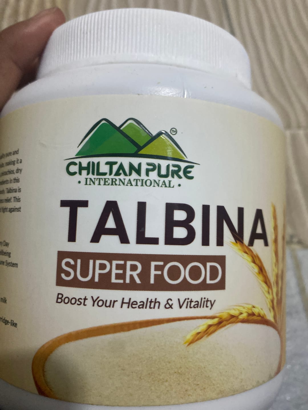 Customer photo review of Talbina Superfood – Good Source of Energy, Good for Heart Health,  Boost Your Health & Vitality