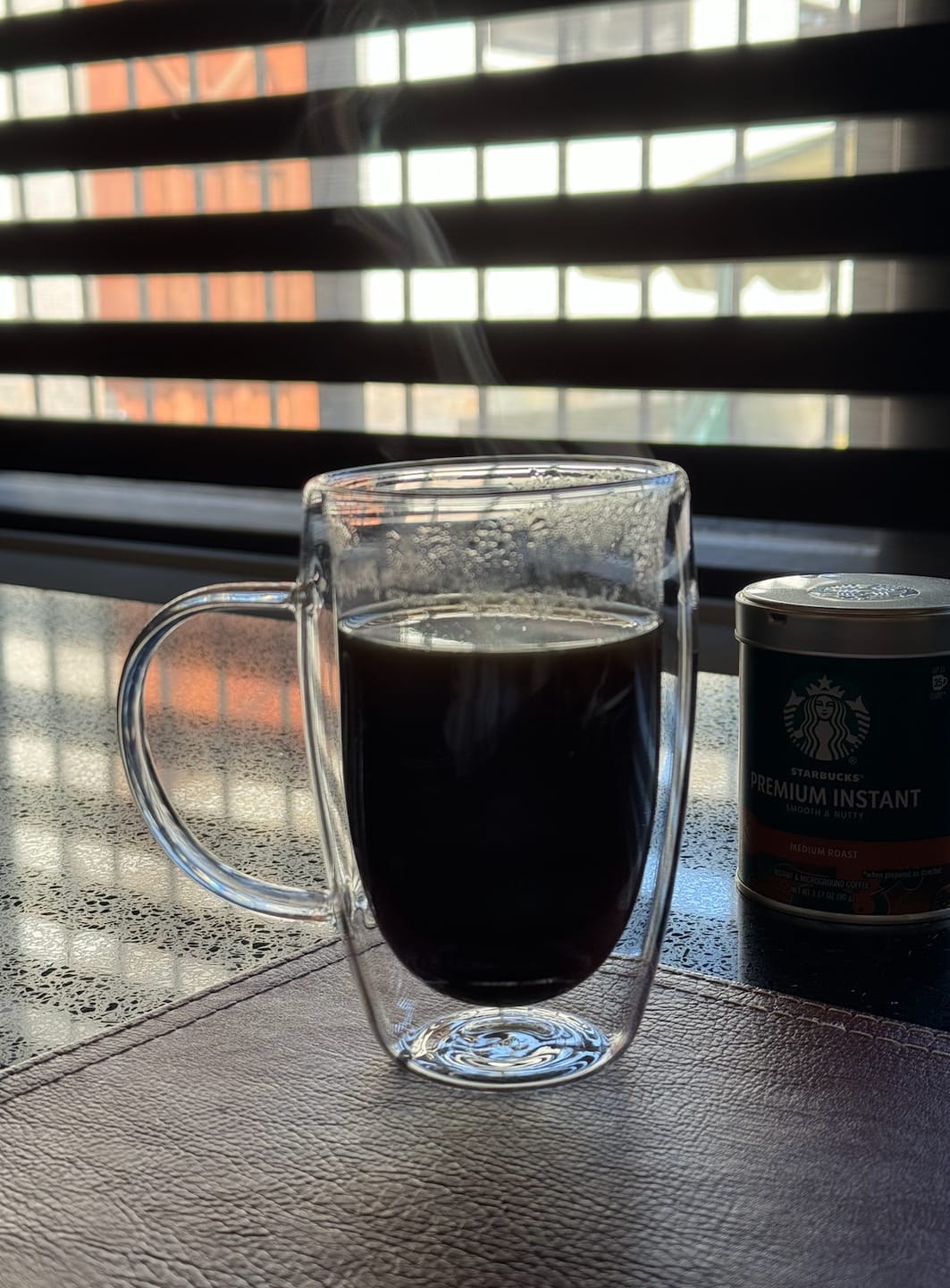 Customer photo review of Set de 4 Tazas de Café Mug Vidrio de Doble Pared de 16 Onzas con Asa Meway