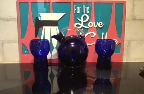 Customer photo review of "For the Love of Coffee" Mid Century Modern Coffee Signs