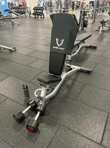 Customer photo review of Antibacterial Gym Towel: Twilight Ultra Violet