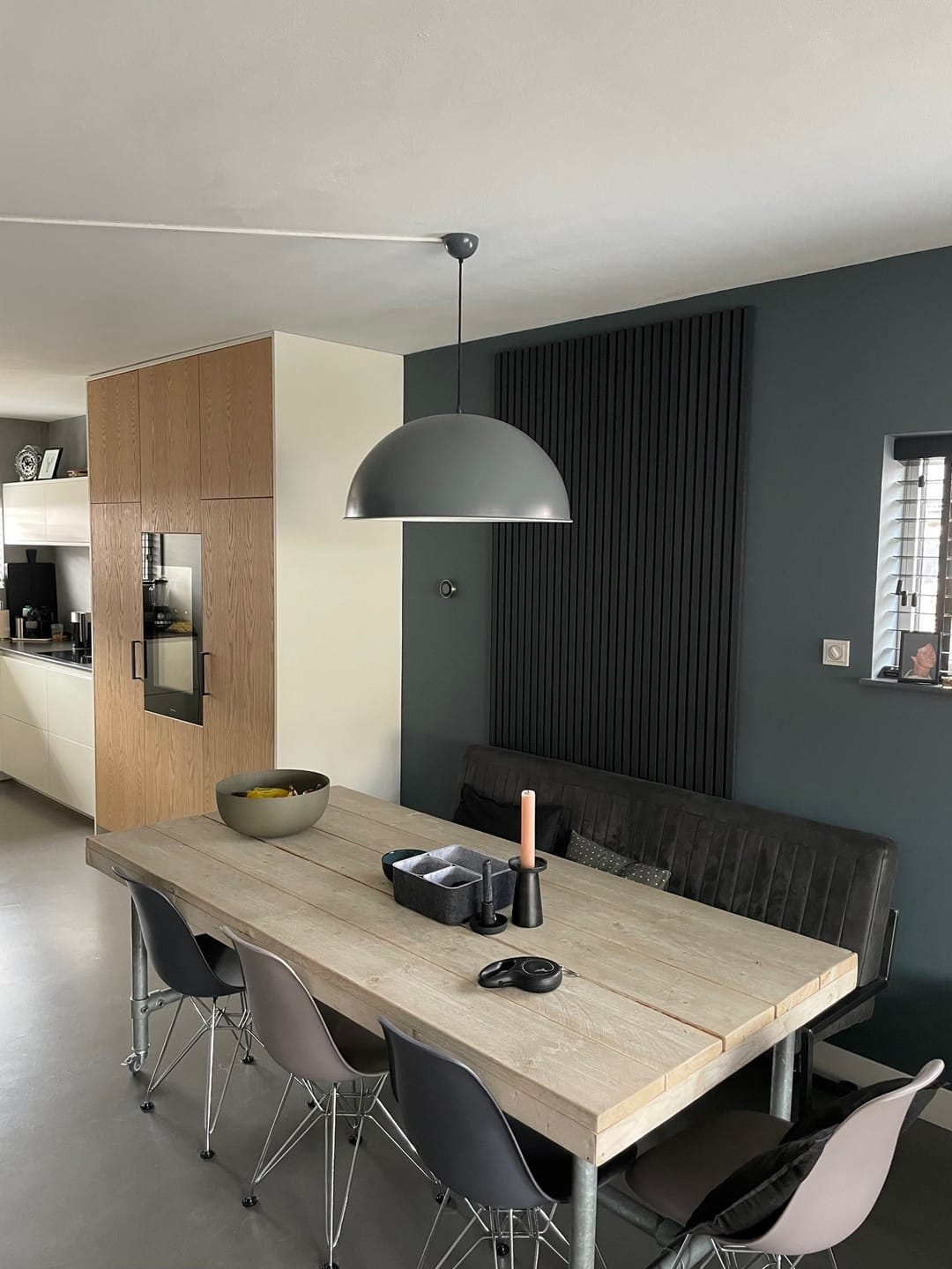 Customer photo review of AkuPanel Zwart Eiken-Hout-240cmx60cm