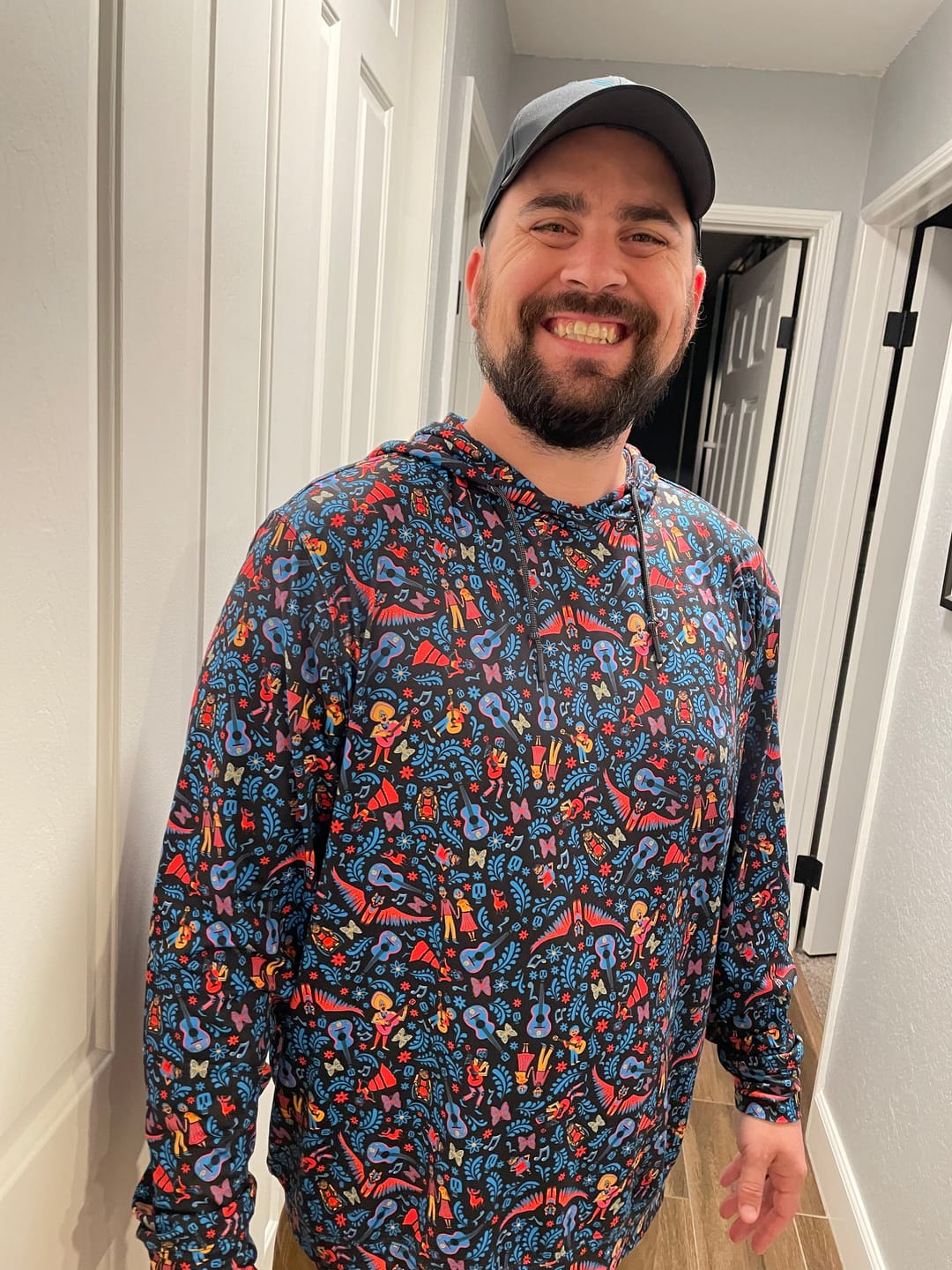 Customer photo review of Disney and Pixar Coco "Music In Me" – Performance Hoodie