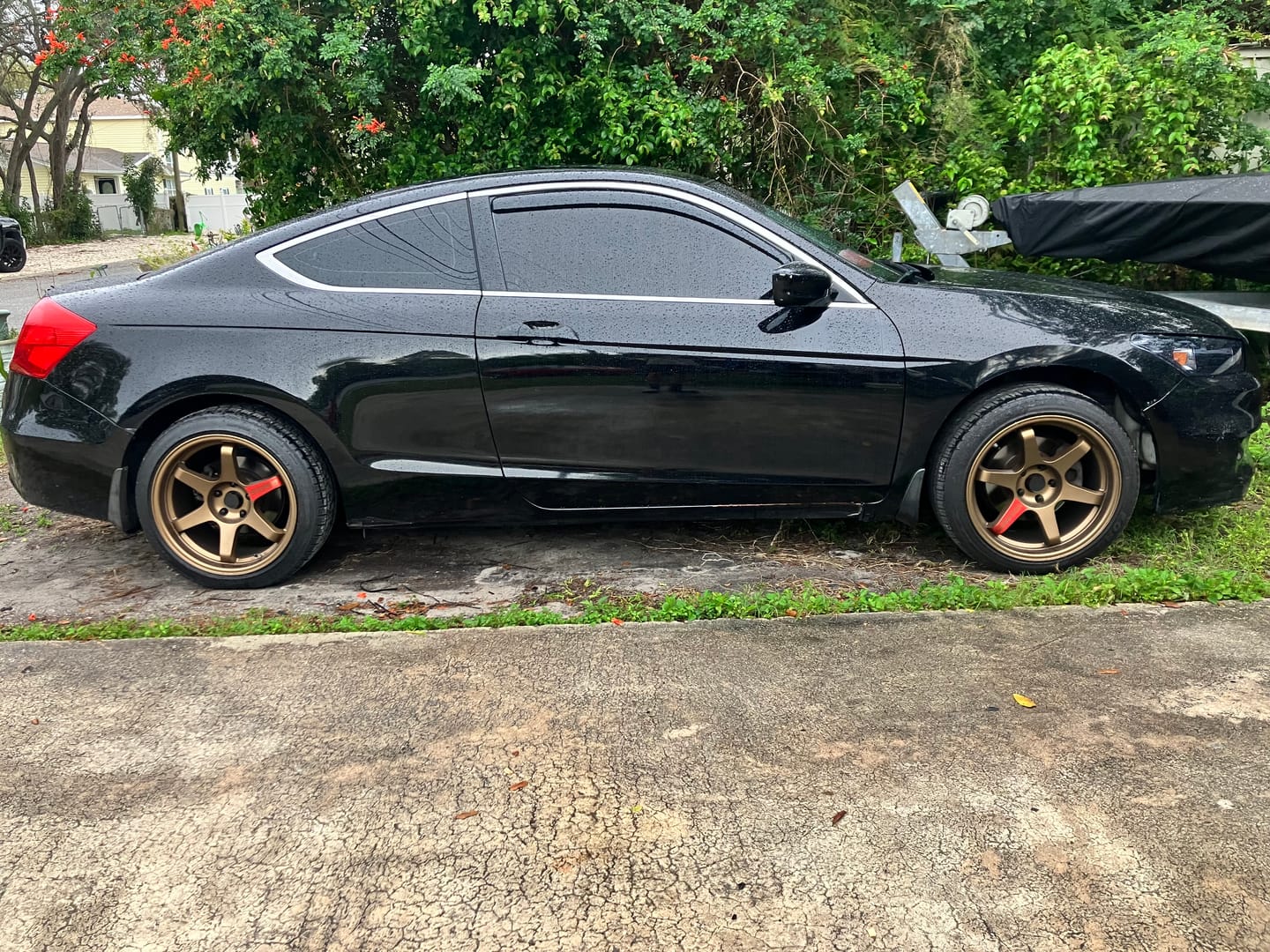 Customer photo review of 2008-12 Honda Accord Coupe Window Visors Wind Deflectors Rain Guards