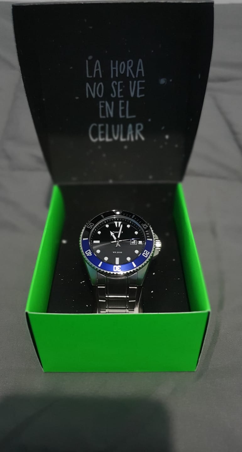 Customer photo review of Reloj Casio Submariner Marlin Duro MDV-107D-1A2VDF Buceo