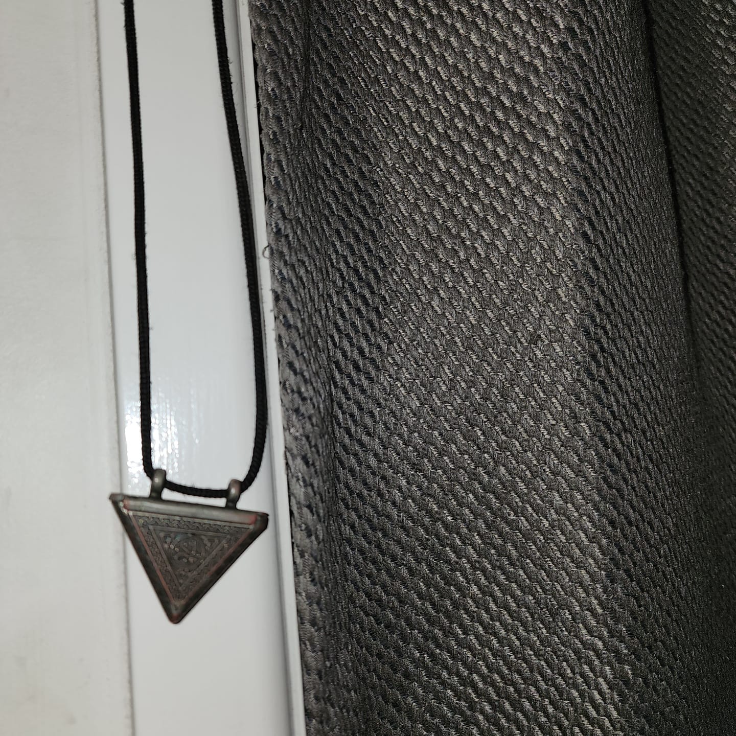 Customer photo review of Naqshbandi Taweez Necklace from Shaykh Nazim