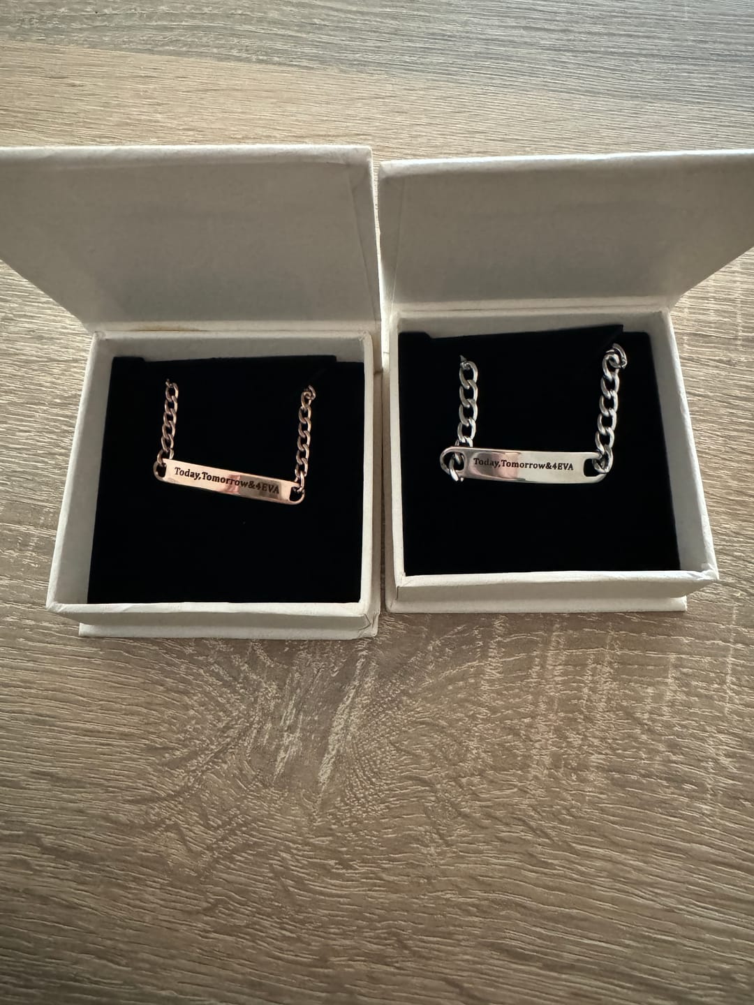 Customer photo review of Pärchen-Armband Set