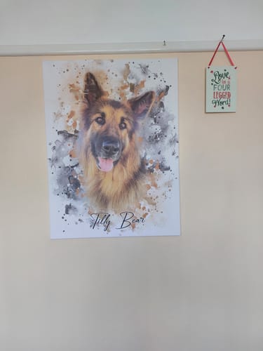 Maryanne H. review of Your Dog as Watercolor Portrait image 1 out of 1