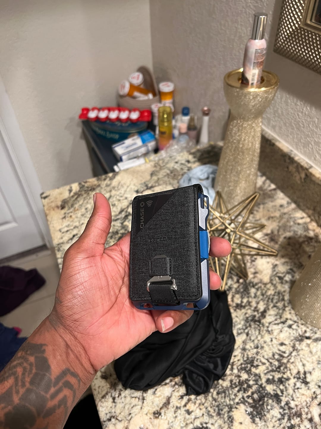 Customer photo review of M1 MAVERICK™ BIFOLD WALLET - SPEC-OPS - 4 POCKET DTEX - BLUELINE