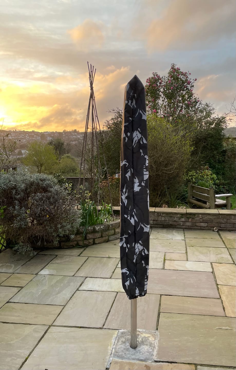 Customer photo review of Water Resistant Camouflage Ripstop Fabric