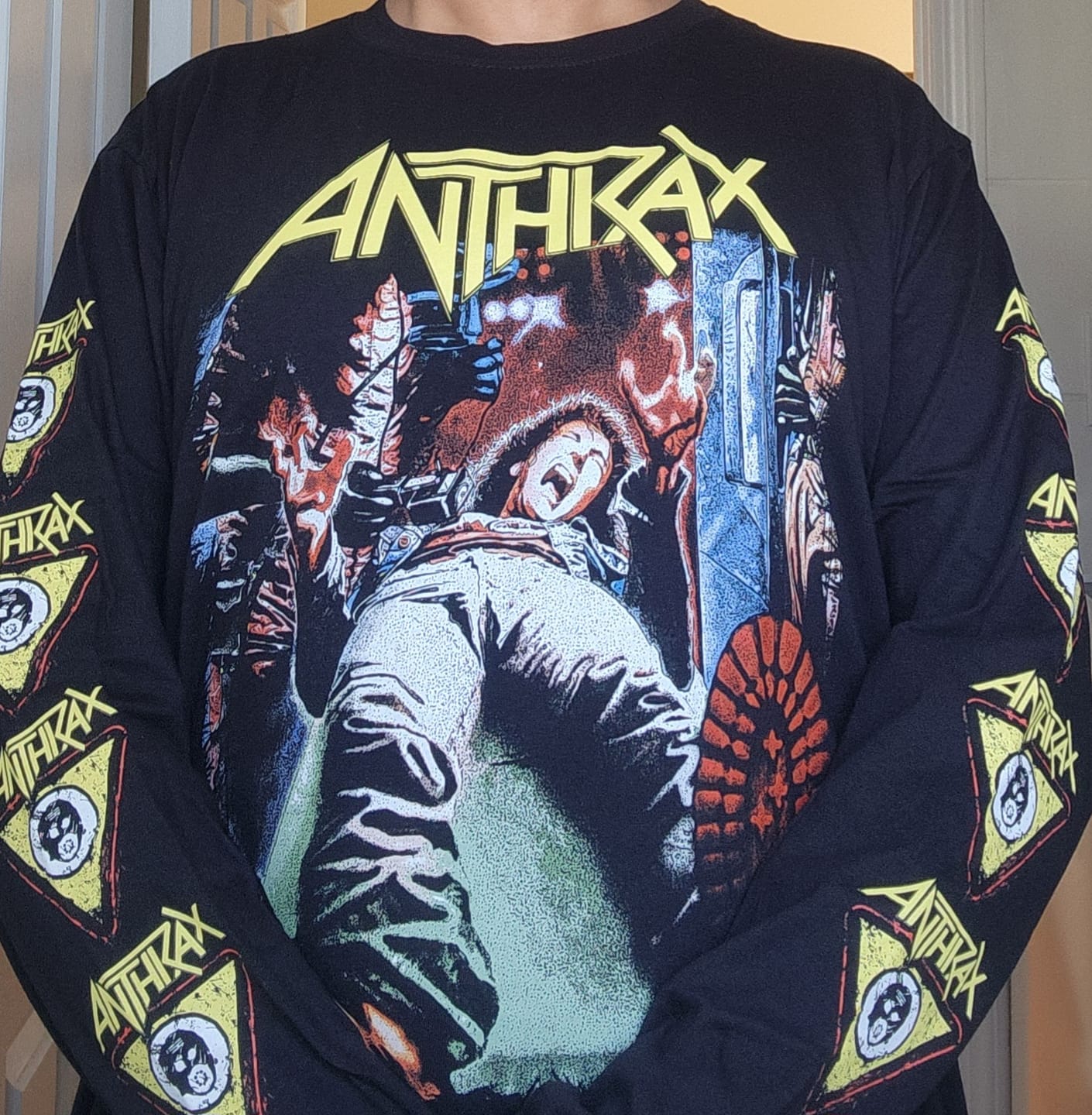 Customer photo review of Anthrax - Spreading The Disease - Longsleeve Shirt
