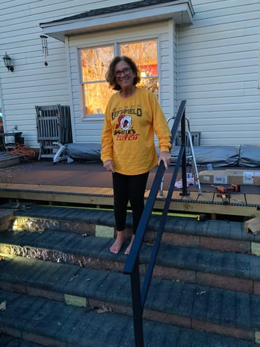 Customer photo review of Stair Handrail Kit