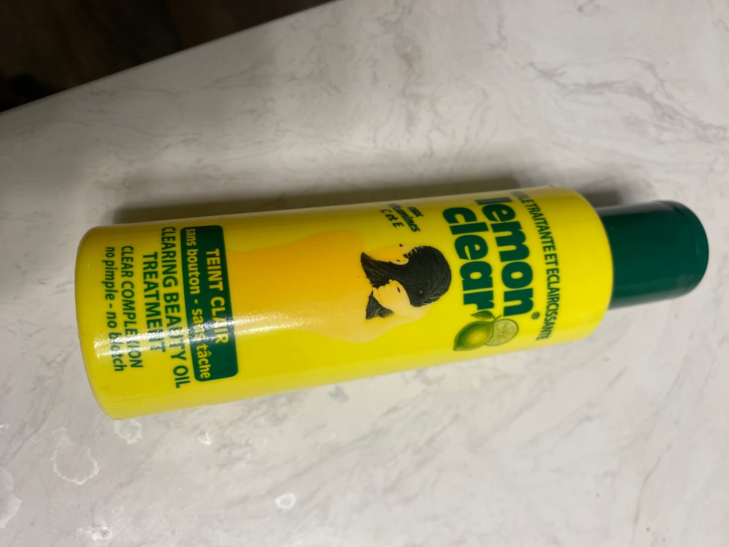 Customer photo review of Lemon Clear Huile Traitante Et Eclaircissante 125ml
