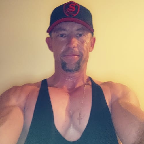Customer photo review of Premium Crest A-Frame Cap - Black / Red