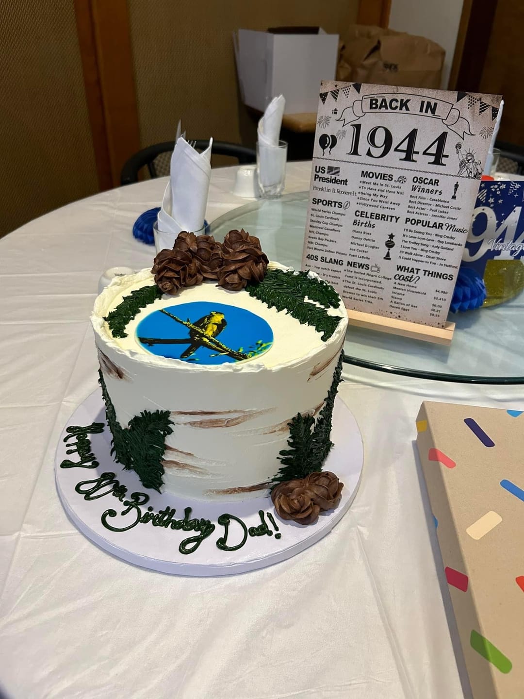 Customer photo review of Evergreen Forest Cake