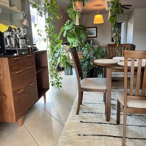 Customer photo review of Classic Moroccan Diamond Trellis Wool Rug