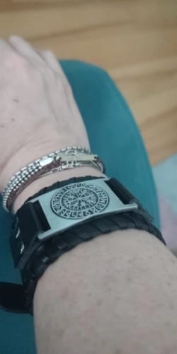 Customer photo review of BRACELET VIKING VEGVISIR