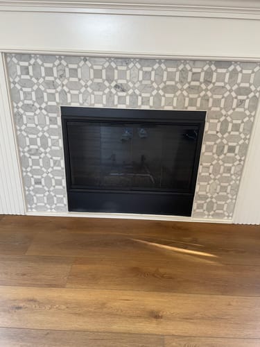 Customer photo review of Monterey - Standard Glass Doors Designed for All Prefabricated Fireplaces by Stoll Industries