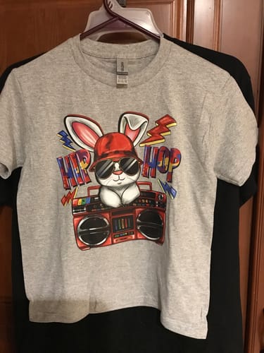 Customer photo review of Custom DTF Gang Sheet 22 x 200