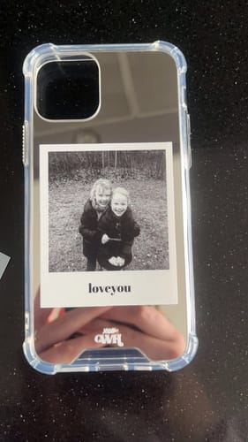 Customer photo review of iPhone 11 Pro - Personalized Polaroids Mirror Case