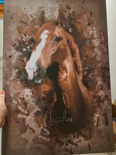 Customer photo review of Aquarell Pawtrait