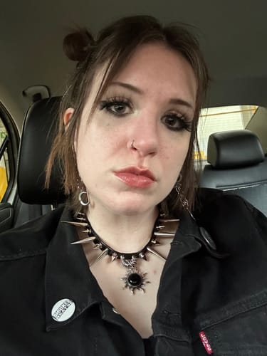 Customer photo review of Black Sun Choker