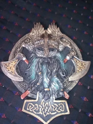Customer photo review of Décoration Murale Odin